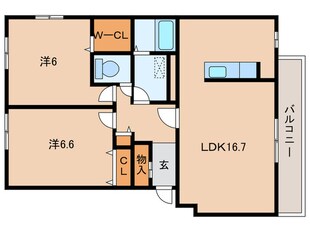 CasaPeridotの物件間取画像